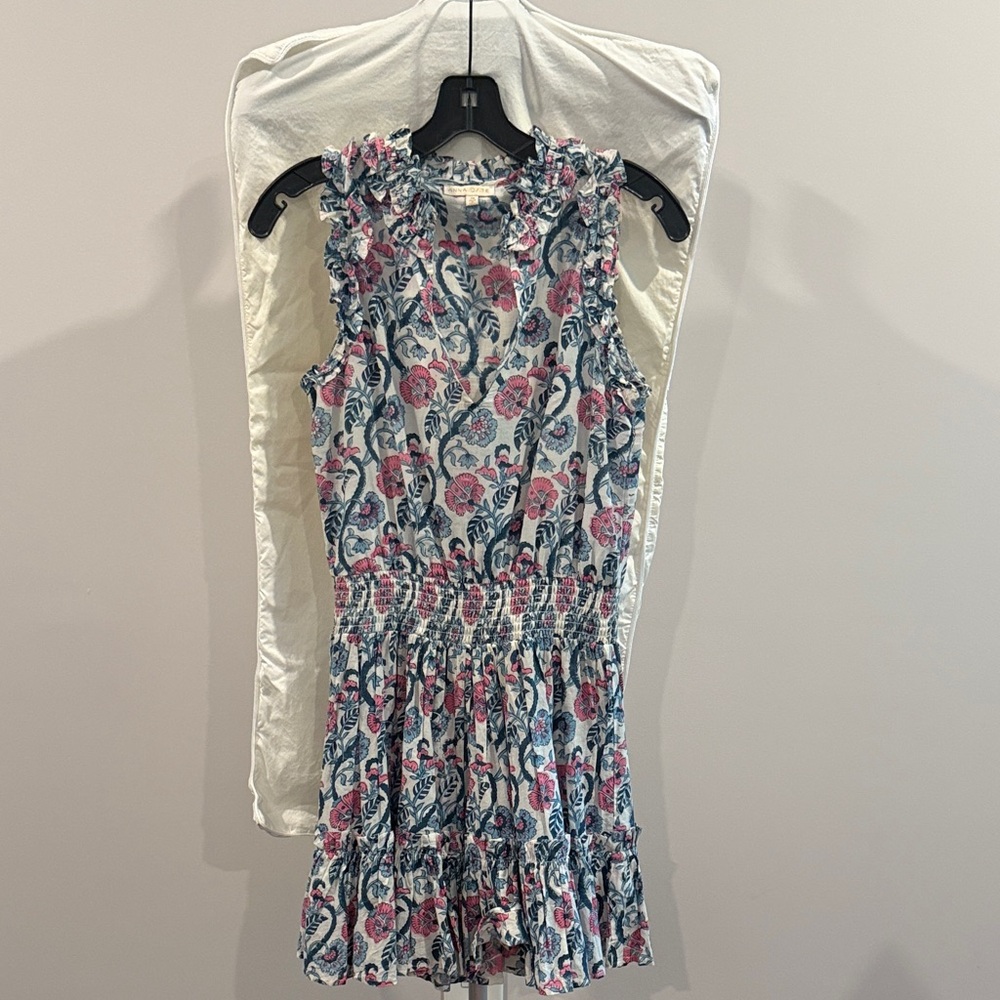Anna Cate Floral Ruffle Mini Dress